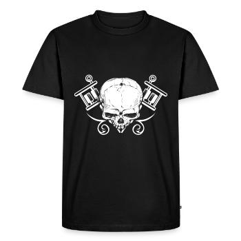 Tattoo - Männer Premium Bio T-Shirt - Schwarz - Vorne - Nico (187cm)