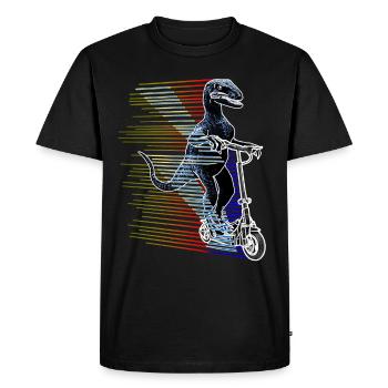 Escooter Electroroller E-Scooter Raptor Bestseller - T-shirt Premium bio Homme - noir - Devant - Nico (187cm)
