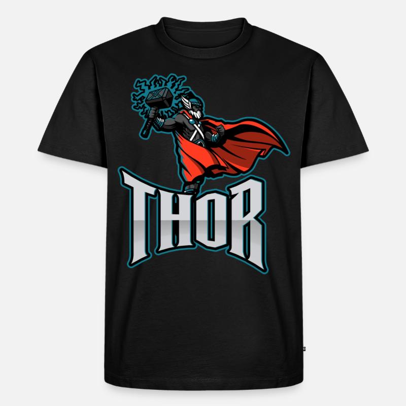 Thor - Maglietta ecologica premium da uomo - nero