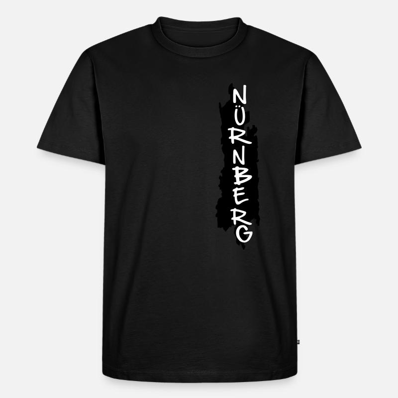 nürnberg - Männer Premium Bio T-Shirt - Schwarz