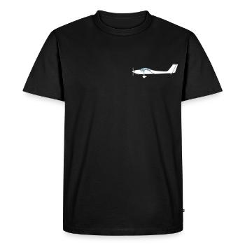 Grob109 Motorglider TMG planeur - T-shirt Premium bio Homme - noir - Devant - Nico (187cm)