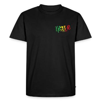 Reggae Rasta - T-shirt Premium bio Homme - noir - Devant - Nico (187cm)