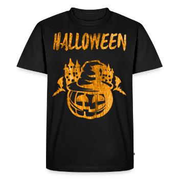 Halloween - T-shirt Premium bio Homme - noir - Devant - Nico (187cm)