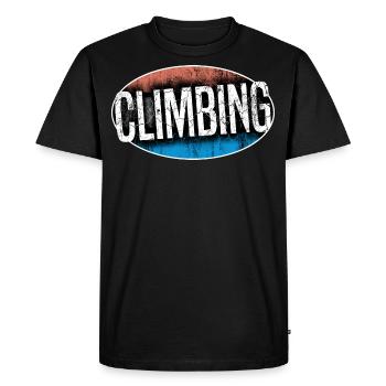 climbing 07 bouldering escalade salle d’escalade - T-shirt Premium bio Homme - noir - Devant - Nico (187cm)