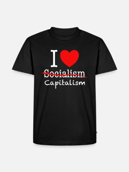 I Love Capitalism - Men's Premium Organic T-Shirt - black