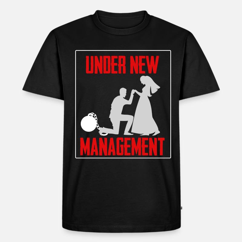 unter Junggeselle cooles Geschenk - Männer Premium Bio T-Shirt - Schwarz