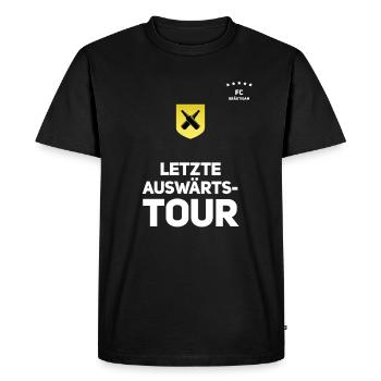 trikot junggesellenabschied bräutigam - Männer Premium Bio T-Shirt - Schwarz - Vorne - Nico (187cm)