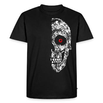 Skull - Men's Premium Organic T-Shirt - black - Front - Nico (187cm)