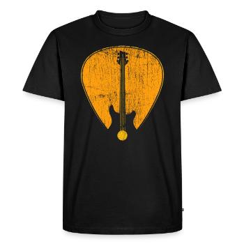 Musique basse de guitare électrique - T-shirt Premium bio Homme - noir - Devant - Nico (187cm)