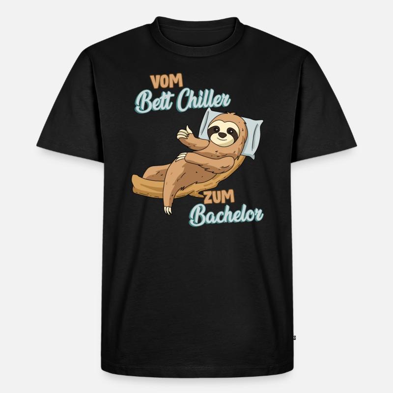 Bachelor Geschenk Spruch - Männer Premium Bio T-Shirt - Schwarz