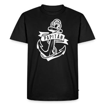 Papi danse papa en devenir 2021 Père Rengaine Cadeau - T-shirt Premium bio Homme - noir - Devant - Nico (187cm)