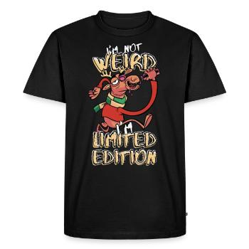 Rennes ivres - Édition Limitée - Dicton - T-shirt Premium bio Homme - noir - Devant - Nico (187cm)