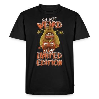 Monster Avocado Hunts Tomato - Limited Edition - Men's Premium Organic T-Shirt - black - Front - Nico (187cm)