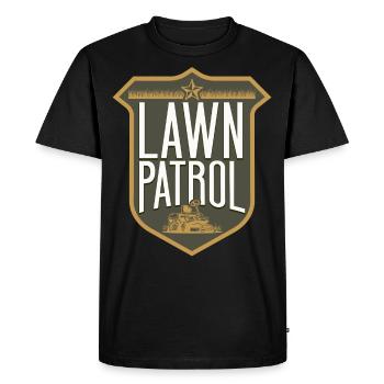 Lawn Mower Mowing Dad Father - Men's Premium Organic T-Shirt - black - Front - Nico (187cm)