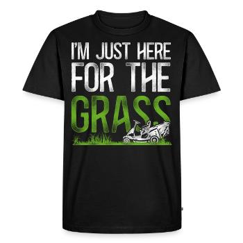 Landscaper Landscaping Landscape - Men's Premium Organic T-Shirt - black - Front - Nico (187cm)