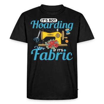 Machines à coudre Coudre Aiguilles Fournitures matelassées - T-shirt Premium bio Homme - noir - Devant - Nico (187cm)