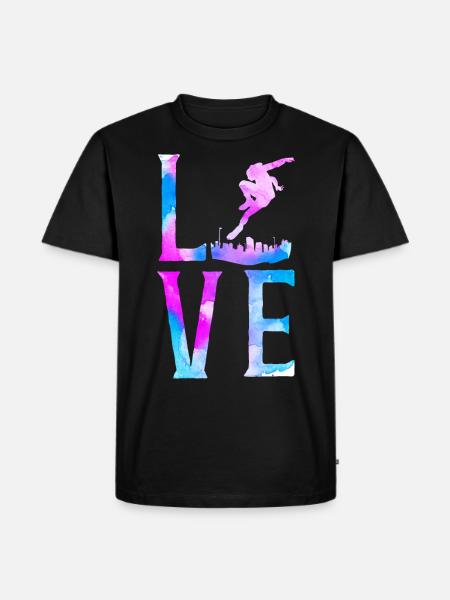 Parkour Free Running Traceur - Men's Premium Organic T-Shirt - black