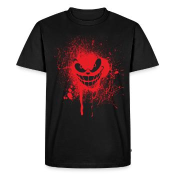 Joker Blood Design - T-shirt Premium bio Homme - noir - Devant - Nico (187cm)