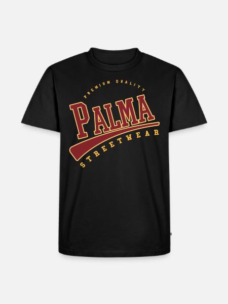 Palma Mallorca Spanien College High School Stil - Ekologisk premium-T-shirt herr - svart