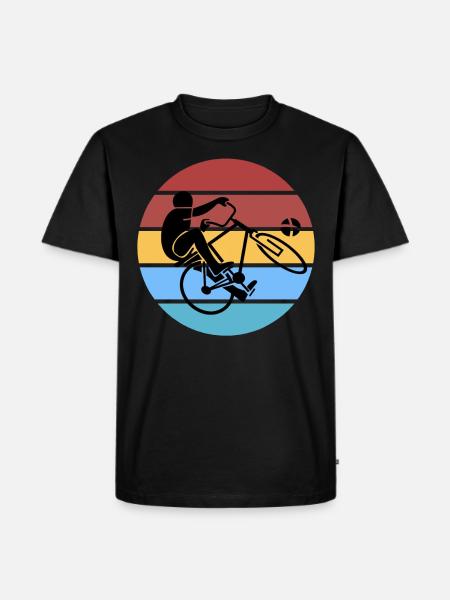 Radball - Männer Premium Bio T-Shirt - Schwarz
