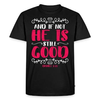 Et sinon il est toujours bon Daniel 3 18 - T-shirt Premium bio Homme - noir - Devant - Nico (187cm)