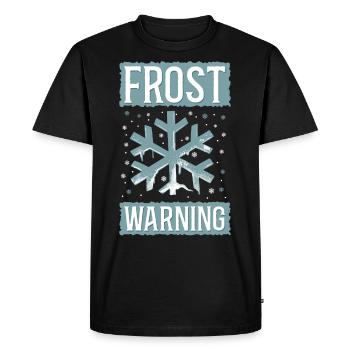 Météorologue Prévisions météorologiques - T-shirt Premium bio Homme - noir - Devant - Nico (187cm)