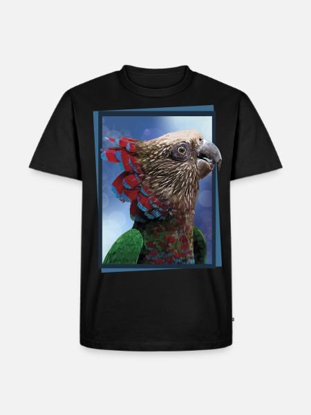 The cacique parrot - Men's Premium Organic T-Shirt - black