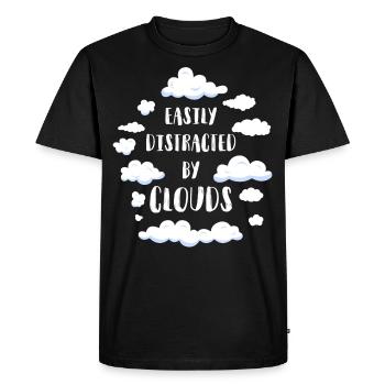 Météorologue Prévisions météorologiques - T-shirt Premium bio Homme - noir - Devant - Nico (187cm)