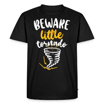 Météorologie des ouragans Storm Chaser - T-shirt Premium bio Homme - noir - Devant - Nico (187cm)