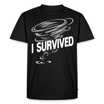 Météorologie des ouragans Storm Chaser - T-shirt Premium bio Homme - noir - Devant - Nico (187cm)