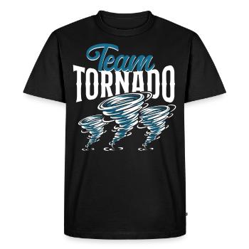 Météorologie des ouragans Storm Chaser - T-shirt Premium bio Homme - noir - Devant - Nico (187cm)