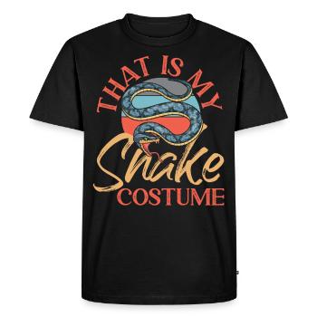 Serpent serpent qui est mon serpent - T-shirt Premium bio Homme - noir - Devant - Nico (187cm)