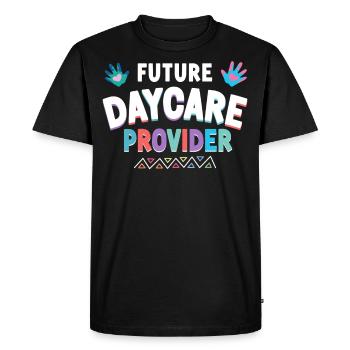 Childcare Daycare Provider Teacher - Men's Premium Organic T-Shirt - black - Front - Nico (187cm)