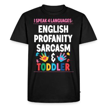 Childcare Daycare Provider Teacher - Men's Premium Organic T-Shirt - black - Front - Nico (187cm)
