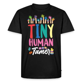 Childcare Daycare Provider Teacher - Men's Premium Organic T-Shirt - black - Front - Nico (187cm)