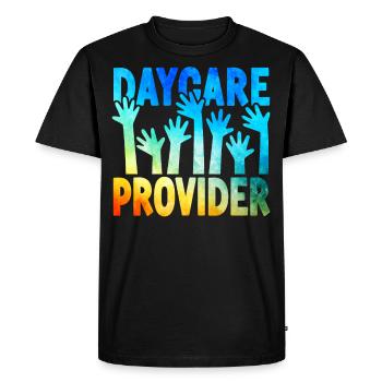 Childcare Daycare Provider Teacher - Men's Premium Organic T-Shirt - black - Front - Nico (187cm)