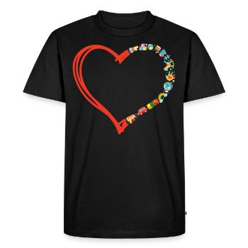 Childcare Daycare Provider Teacher - Men's Premium Organic T-Shirt - black - Front - Nico (187cm)