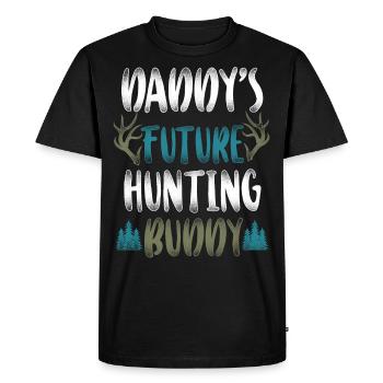 Buck Deer Chasse Hunter Kid - T-shirt Premium bio Homme - noir - Devant - Nico (187cm)