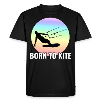 Kitesurfing Kitesurf Kiteboarding Kiteboarder - T-shirt Premium bio Homme - noir - Devant - Nico (187cm)
