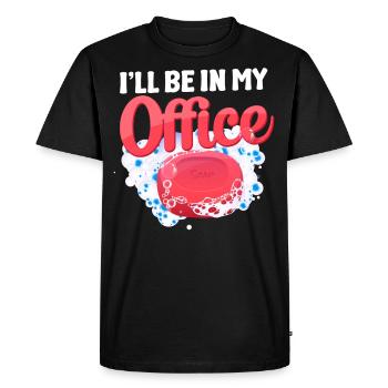 Soap Making Crafting I'll Be In My - Men's Premium Organic T-Shirt - black - Front - Nico (187cm)