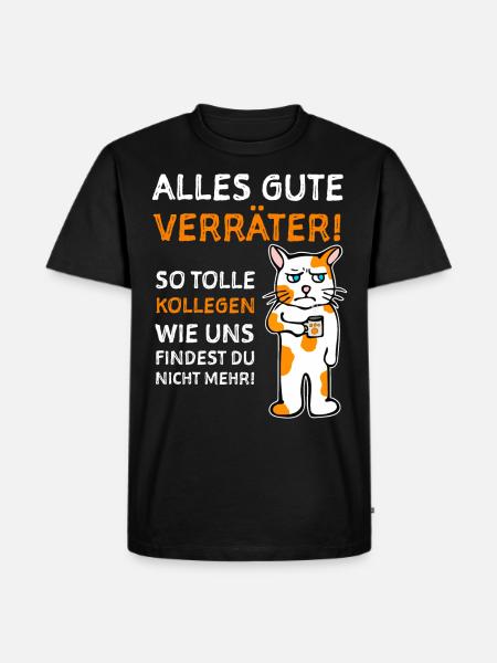 Kollege Abschiedsgeschenk Bürohumor - Männer Premium Bio T-Shirt - Schwarz