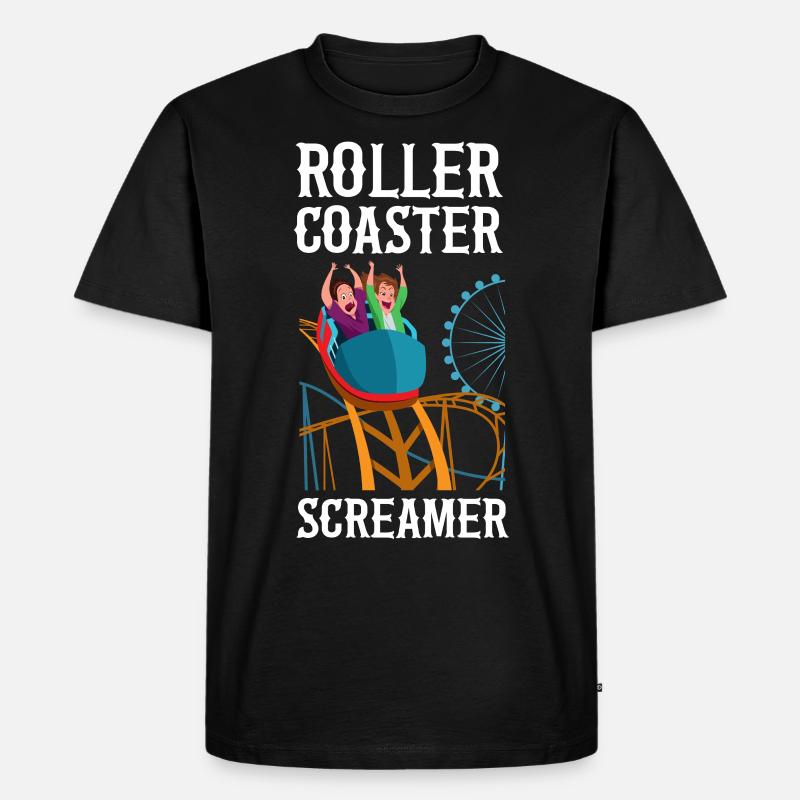 Roller Coaster Roller Coaster - T-shirt Premium bio Homme - noir