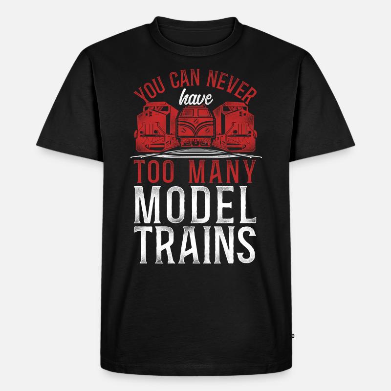 Freight Diesel Train Driver - Männer Premium Bio T-Shirt - Schwarz
