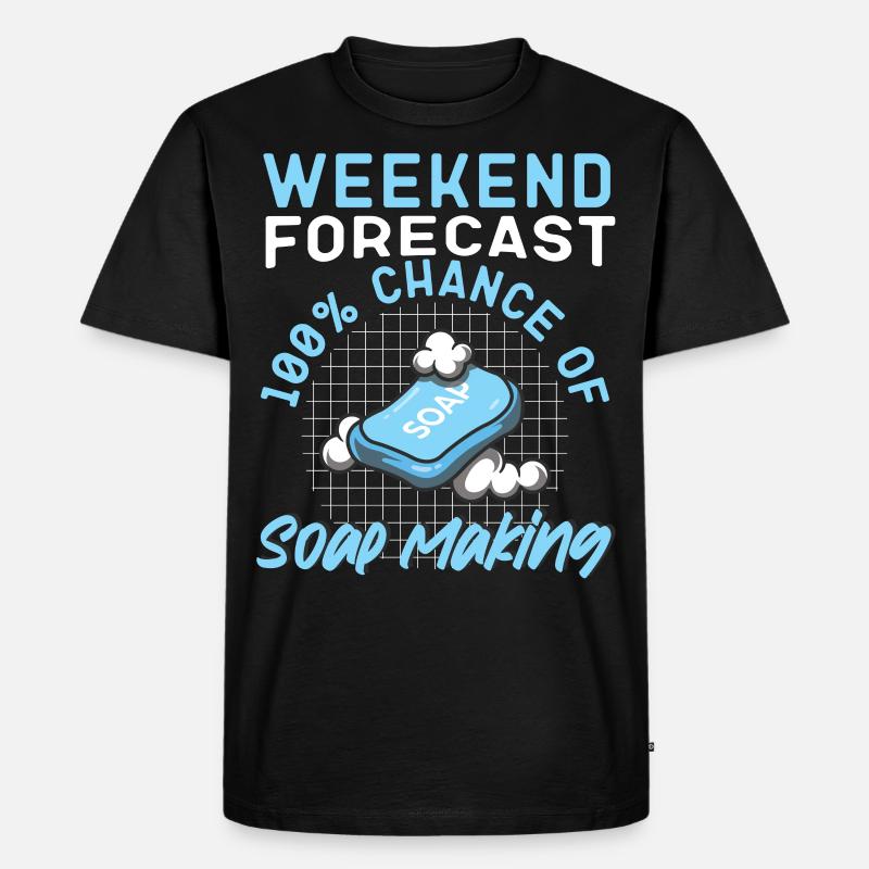 Soap Making Crafting Weekend - Männer Premium Bio T-Shirt - Schwarz