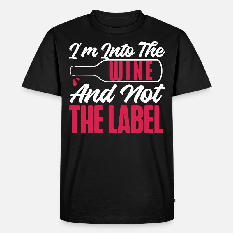 Sommelier Wine Drinking Tasting - Männer Premium Bio T-Shirt - Schwarz