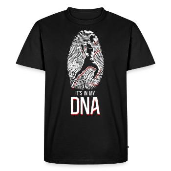 Running Runner Half Marathon - Men's Premium Organic T-Shirt - black - Front - Nico (187cm)
