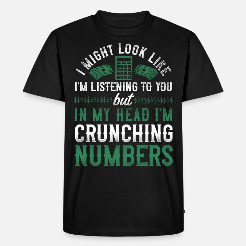 Comptable Comptable Comptable Comptabilité - T-shirt Premium bio Homme - noir