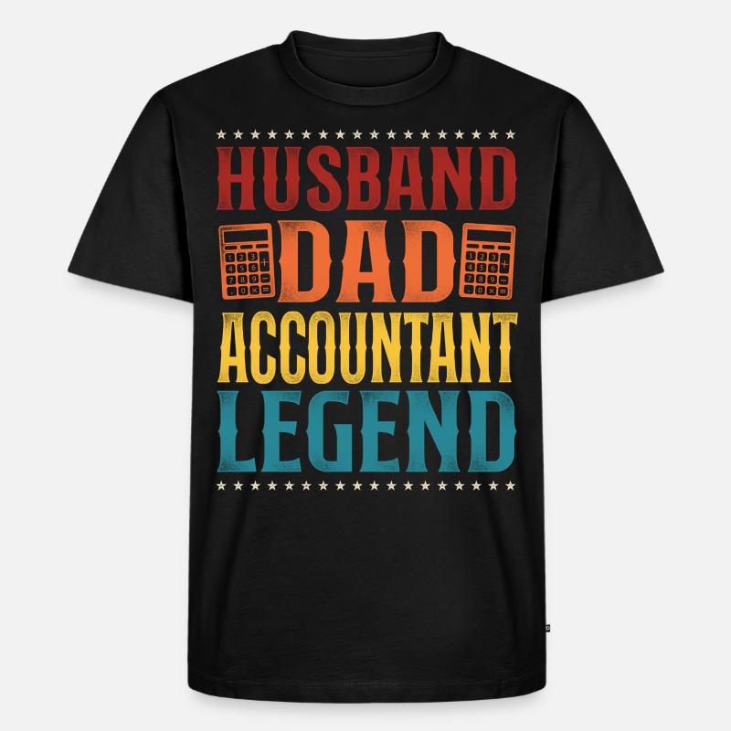 Comptable Comptable Comptable Comptabilité - T-shirt Premium bio Homme - noir