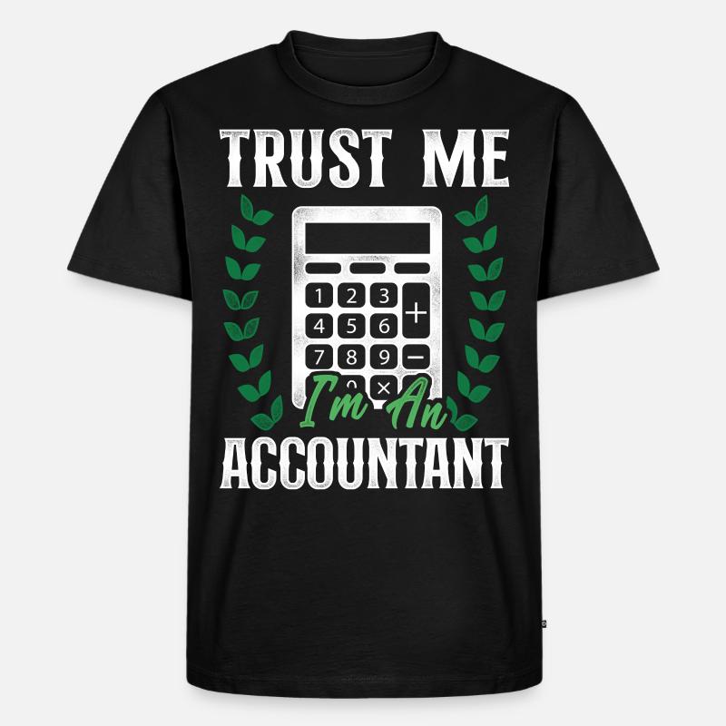 Comptable Comptable Comptable Comptabilité - T-shirt Premium bio Homme - noir