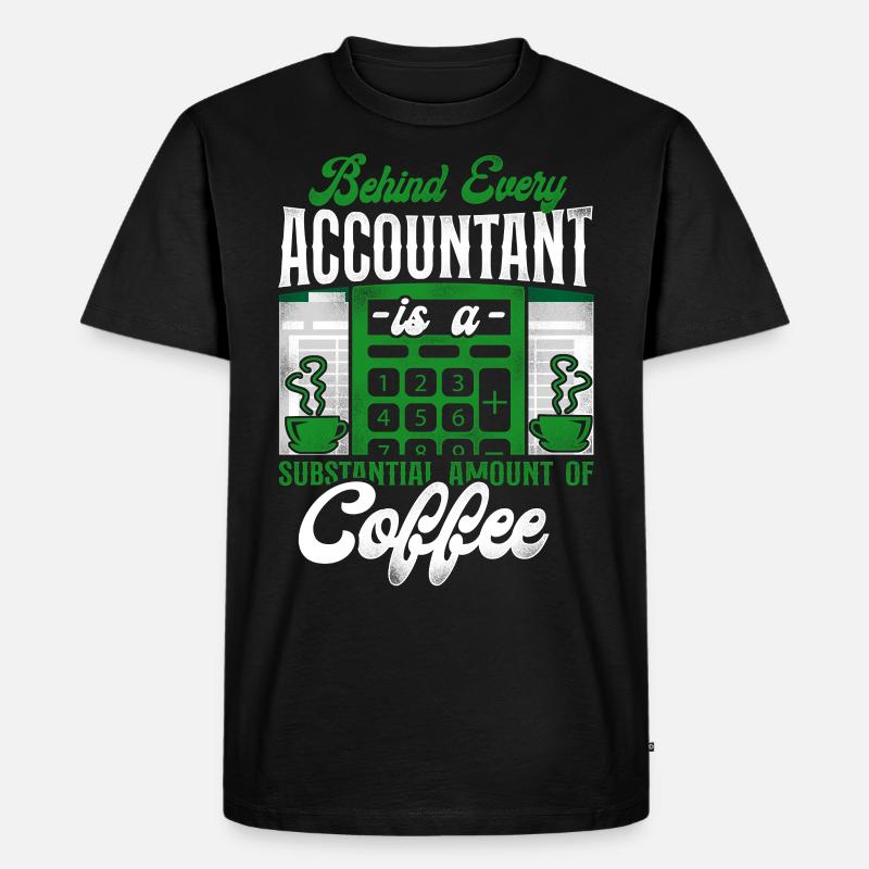 Comptable Comptable Comptable Comptabilité - T-shirt Premium bio Homme - noir